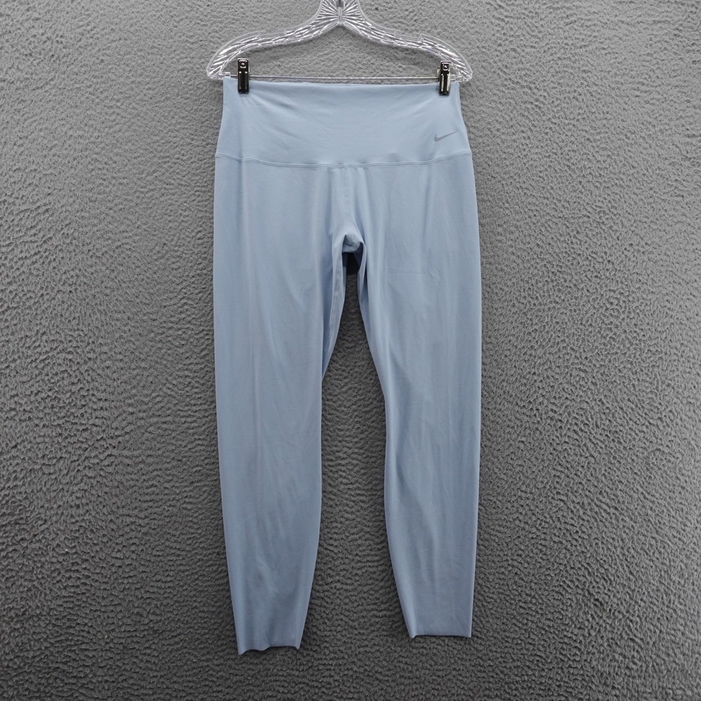 Nike Zenvy Gentle Support High Waist 7/8 Leggings Large Blue Women Active NWT
